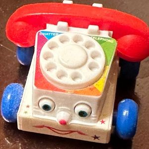 Miniature Fisher Price Chatter Phone classic toy Worlds Smallest